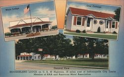 Hoosierland Lodge, Greenfield, IN Postcard