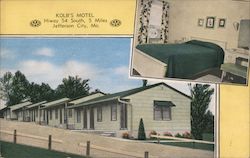 Kolb's Motel Jefferson City, MO Postcard Postcard Postcard