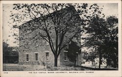 Baker University The Old Castle Baldwin City, KS Postcard Postcard Postcard