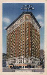 Hotel Lincoln, Indianapolis, IN Postcard