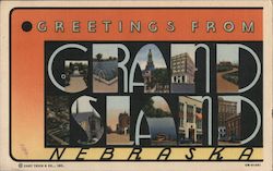 Greetings from Grand Island Postcard