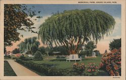 Memorial Park, Grand Island, Nebraska Postcard