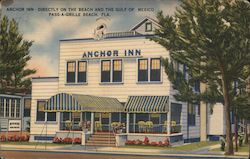Anchor Inn - Directly on the Beach and the Gulf of Mexico Postcard