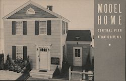 Model Home - Central Pier Postcard