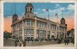 Crescent Gardens Ball Room and Theatre Postcard