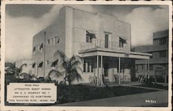 Penn-Hall Guest House, Miami FL Florida Postcard Postcard Postcard