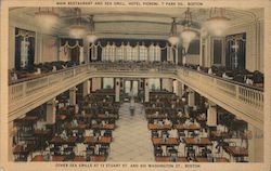 Main Restaurant and Sea Grill, Hotel Pieroni Postcard