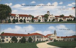 The Kansas Masonic Home Postcard