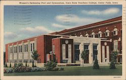 Women's Swimming Pool and Gymnasium, Iowa State Teachers College Postcard