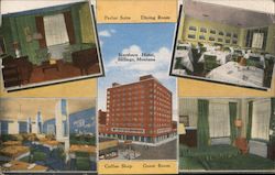 Northern Hotel - Parlor Suite, Dining Room, Coffee Shop, Guest Room Postcard