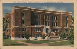 Student Union Building, University of Montana Postcard