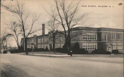 High School Millburn, NJ Postcard Postcard Postcard
