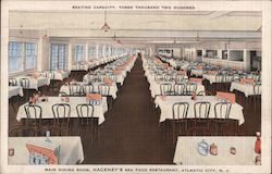 Hackney's Sea Food Restaurant Postcard