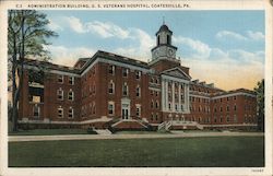 Administration Building, U.S. Veterans Hospital Coatesville, PA Postcard Postcard Postcard