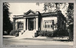 Public Library Clinton, IN Postcard Postcard Postcard