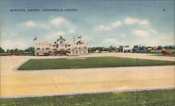 Municipal Airport Indianapolis, IN Postcard Postcard Postcard