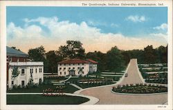 The Quadrangle, Indiana University Postcard