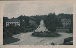 Quadrangle - Indiana University Postcard