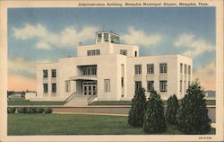 Administration Building, Memphis Municipal Airport Postcard