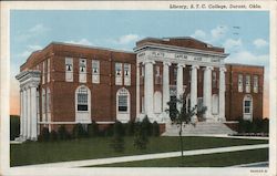 Library, S.T.C. College Postcard