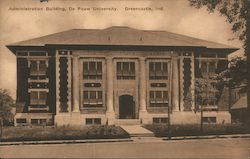 Administration Building, De Pauw University Postcard