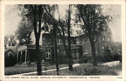 Phi Gamma Delta House, DePauw University Greencastle, IN Postcard Postcard Postcard