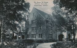 Phi Kappa Psi House - DePauw University Postcard