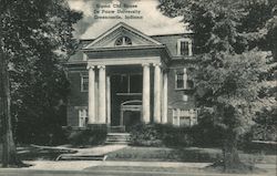 Sigma Chi House - De Pauw University Postcard