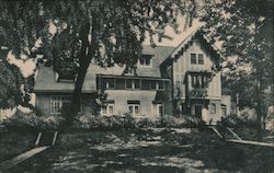 Alpha Chi Omega House - De Pauw University Postcard