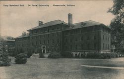 Lucy Rowland Hall - De Pauw University Postcard