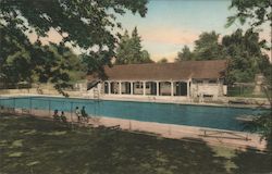 Swimming Pool - McCormick's Creek Canyon State Park Postcard