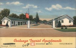 Costanza Tourist Apartments Gunnison, CO Postcard Postcard Postcard