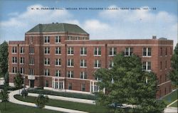 W.W. Parsons Hall, Indiana State Teachers College Terre Haute, IN Postcard Postcard Postcard