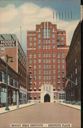 Moody Bible Institute - Institute Place Postcard