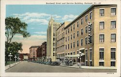 Bardwell Hotel and Service Building Rutland, VT Postcard Postcard Postcard