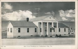 Red Cross Headquarters Postcard