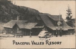 Peaceful Valley Resort Postcard