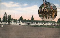 Station Hospital, Camp Shelby, Miss. Postcard
