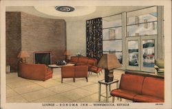 Lounge - Sonoma Inn Winnemucca, NV Postcard Postcard Postcard