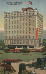 Hotel Georgia Vancouver, BC Canada British Columbia Postcard Postcard Postcard