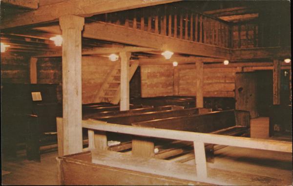 Downstairs View of the Old Cave Ridge Meeting House Paris Kentucky