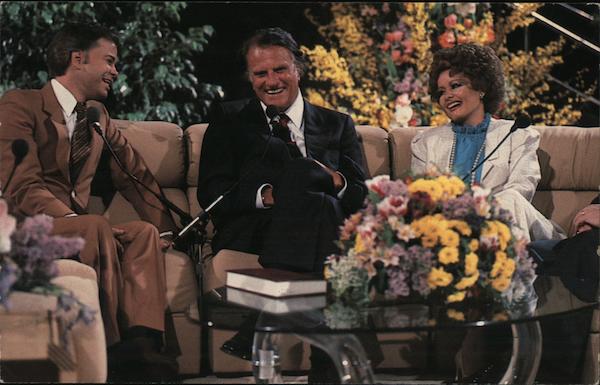 Jim, Tammy and Billy Graham at the National Religious Broadcaster's Convention Washington District of Columbia