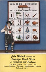 Turner Inn Hofbrau - Schnitzel Bank Stein Postcard