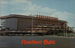 Pompano Park Raceway Postcard