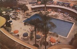 Swimming Pool - Beverly Wilshire Hotel Beverly Hills, CA Postcard Postcard Postcard