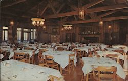 Dining Room at Starved Rock Lodge Postcard