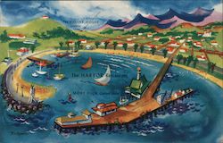 The Harbor Restaurant Postcard