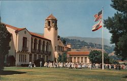 Santa Barbara Jr. High School California Postcard Postcard Postcard