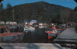 Chris and May's Pend Oreille Lake Resort Postcard