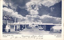 Downtown Motor Hotel Postcard